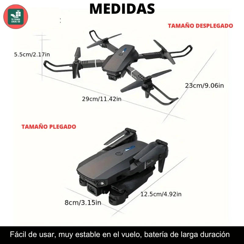 NUEVO DRONE W8 PRO MAX 2025 CON INTELIGENCIA ARTIFICIAL LAS MEJORES ACROBACIAS FOTOS Y VIDEOS DESDE EL CIELO