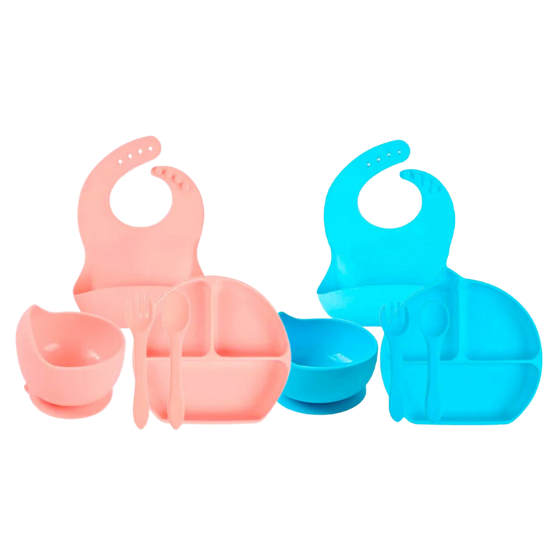 VAJILLA ANTIDERRAME PARA NIÑOS 5 EN 1