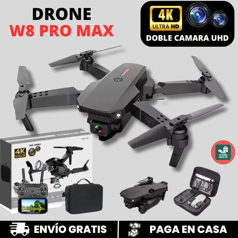 NUEVO DRONE  W8 PRO MAX 2024 CON INTELIGENCIA ARTIFICIAL