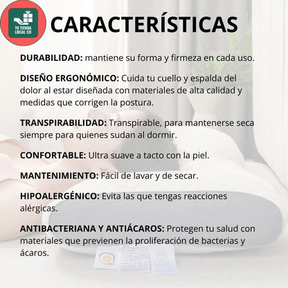 DELUXE ERGONOMIC PLUS Almohada Ortopedica 3d Con Alineación Cervical Perfecta