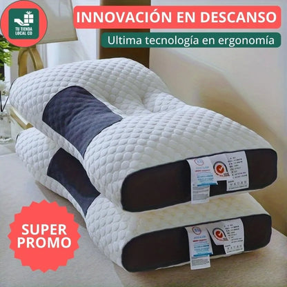 DELUXE ERGONOMIC PLUS Almohada Ortopedica 3d Con Alineación Cervical Perfecta