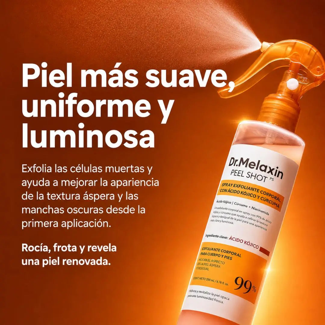 Dr. Melaxin Peel Shot™ - Exfoliante Aclarante efectivo en segundos - Para una Piel Lisa y sin Manchas