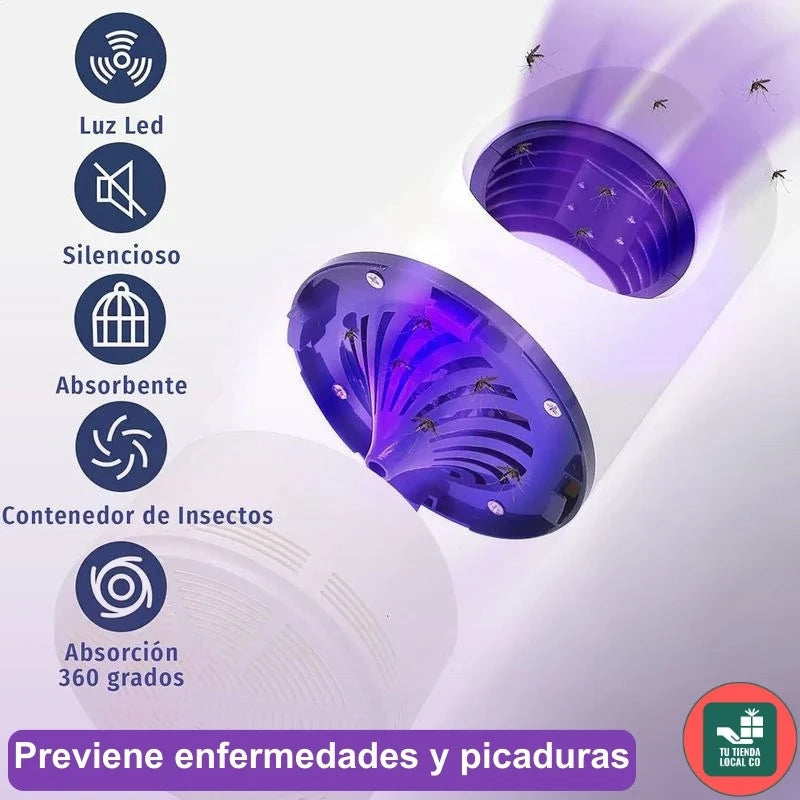 LAMPGUARD® LAMPARA LED ANTIMOSQUITOS PARA CONTROL DE PLAGAS + ENVÍO GRATIS 🚚