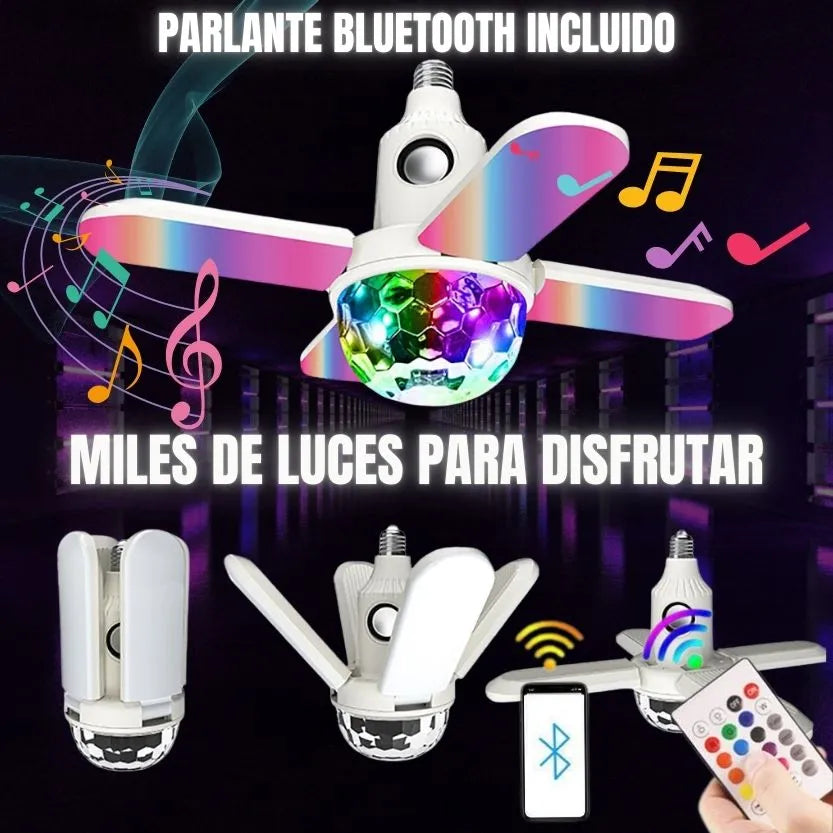 🌟EXCLUSIVO🌟 PARLANTE BLUETOOTH CON LUCES RGB LUMISOUND