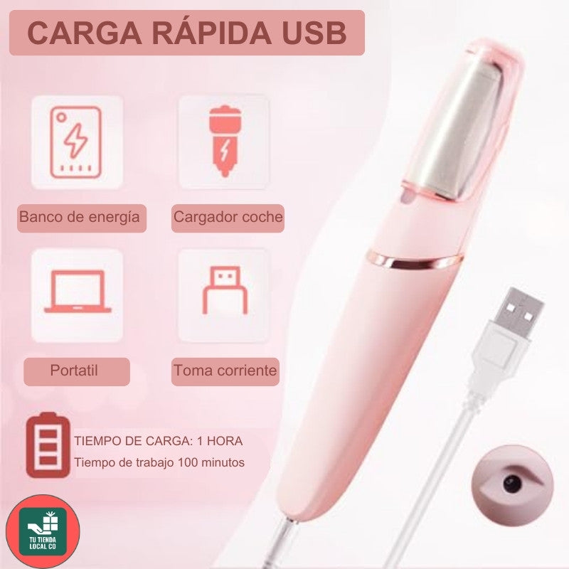 REMOVEDOR DE CALLOS PEDIGLAM ELECTRICO RECARGABLE + ENVÍO GRATIS