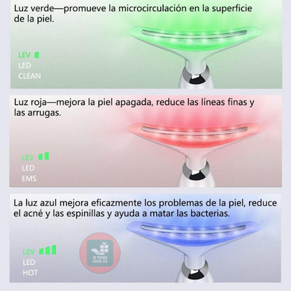 EN OFERTA | Masajeador lifting profesional Vitaluxe SKINCARE reafirmante antienvejecimiento en el cuidado de la piel |