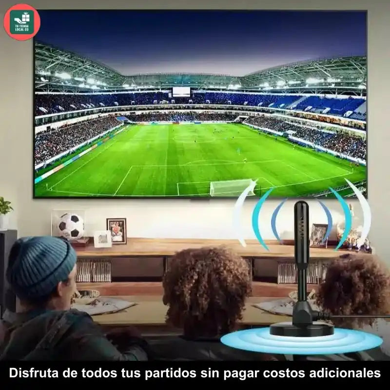 ANTENA PORTATIL TDT 4K UHD 2024 MÁXIMA SEÑAL Y NITIDEZ PARA CIENTOS DE CANALES GRATIS