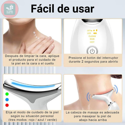 EN OFERTA | Masajeador lifting profesional Vitaluxe SKINCARE reafirmante antienvejecimiento en el cuidado de la piel |
