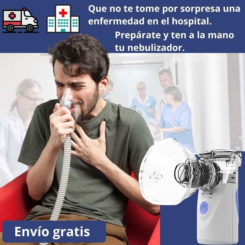 MESH AIRCARE PRO®️ 🫁 Nebulizador Portátil Ultrasónico (PEDIÁTRICO PARA ADULTOS Y NIÑOS)