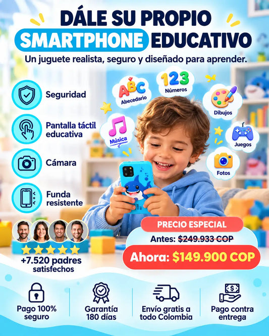 CHILDREN PHONE | Su primer celular educativo para aprender jugando sin internet ni redes sociales.