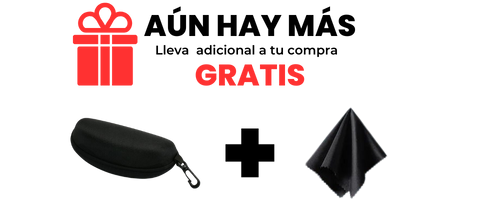 ESTUCHE + PAÑO DE LIMPIEZA GRATIS PARA GAFAS