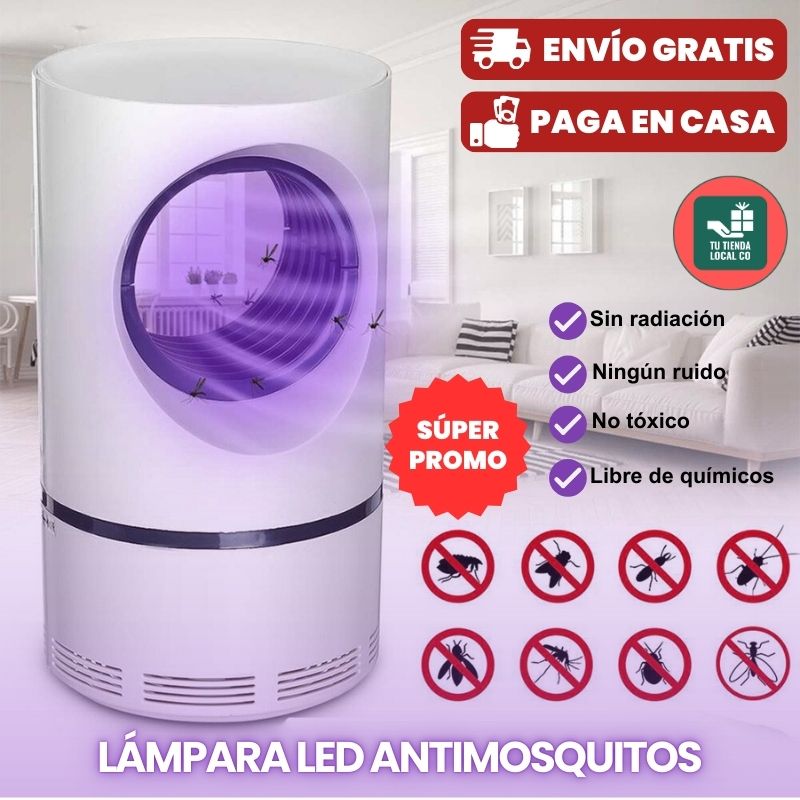 LAMPGUARD® LAMPARA LED ANTIMOSQUITOS PARA CONTROL DE PLAGAS + ENVÍO GRATIS 🚚